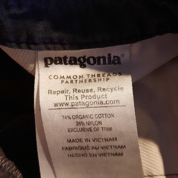 Patagonia Tenpenny Shorts Mens 38 Gray Organic Cotton Nylon Utility Hiking - Picture 6 of 10